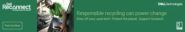 Dell Reconnect partners with Goodwill to recycle electronics.